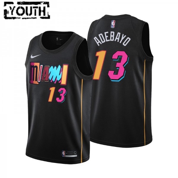 NBA Miami Heat Trikot Bam Adebayo 13 Nike 2021-22 City Edition Swingman - Kinder
